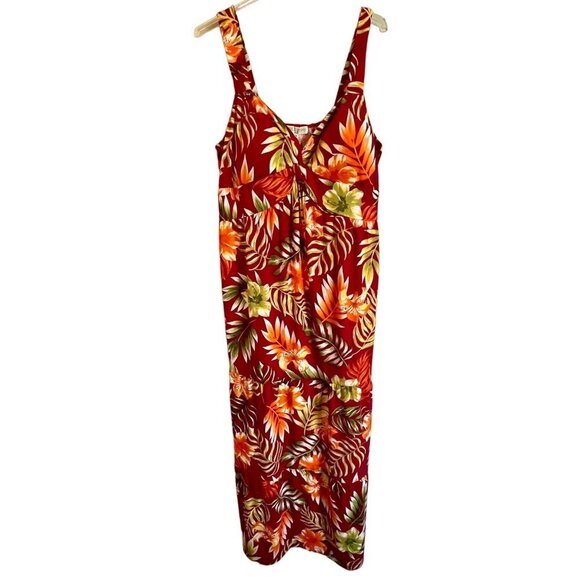 Jamie & Layla Plus Tropical Print Maxi Dress Size 1X NEW NWT - Picture 2 of 10